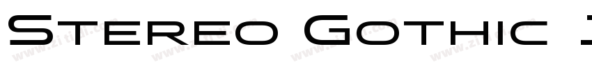 Stereo Gothic 150字体转换 Stereo Gothic 150字体转换